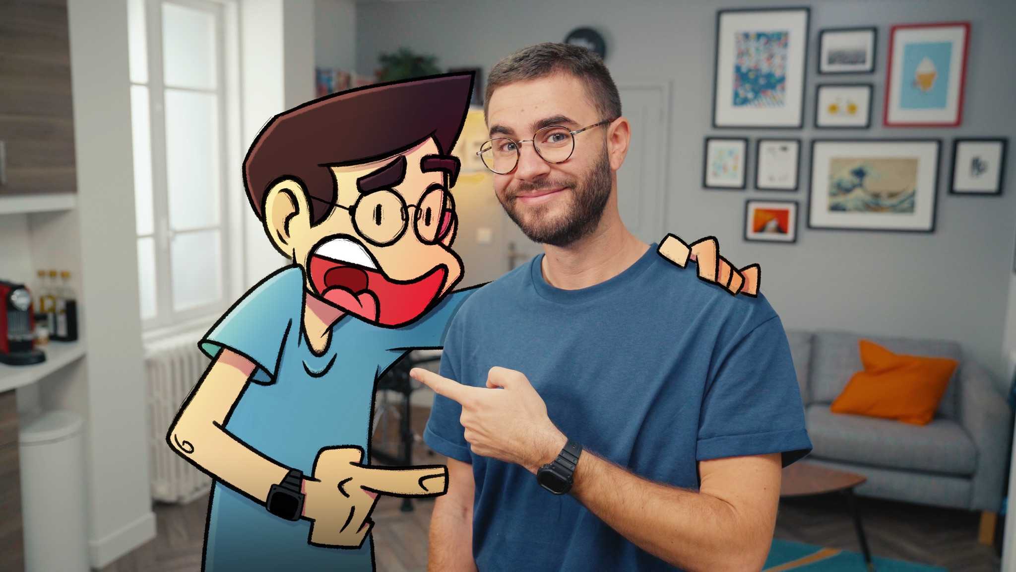 Roger et ses Humains de la BD à la web-série avec Cyprien