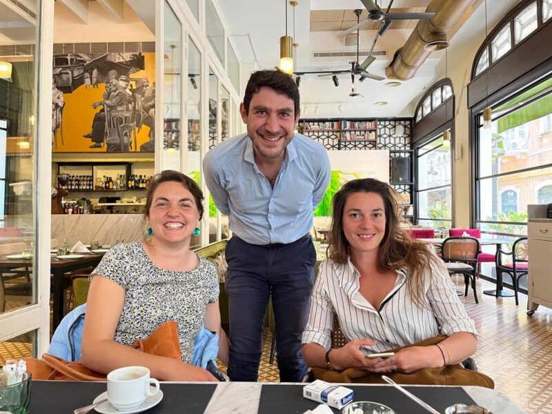 Chloé Domat, Kamal Hakim et Sophie Guignon